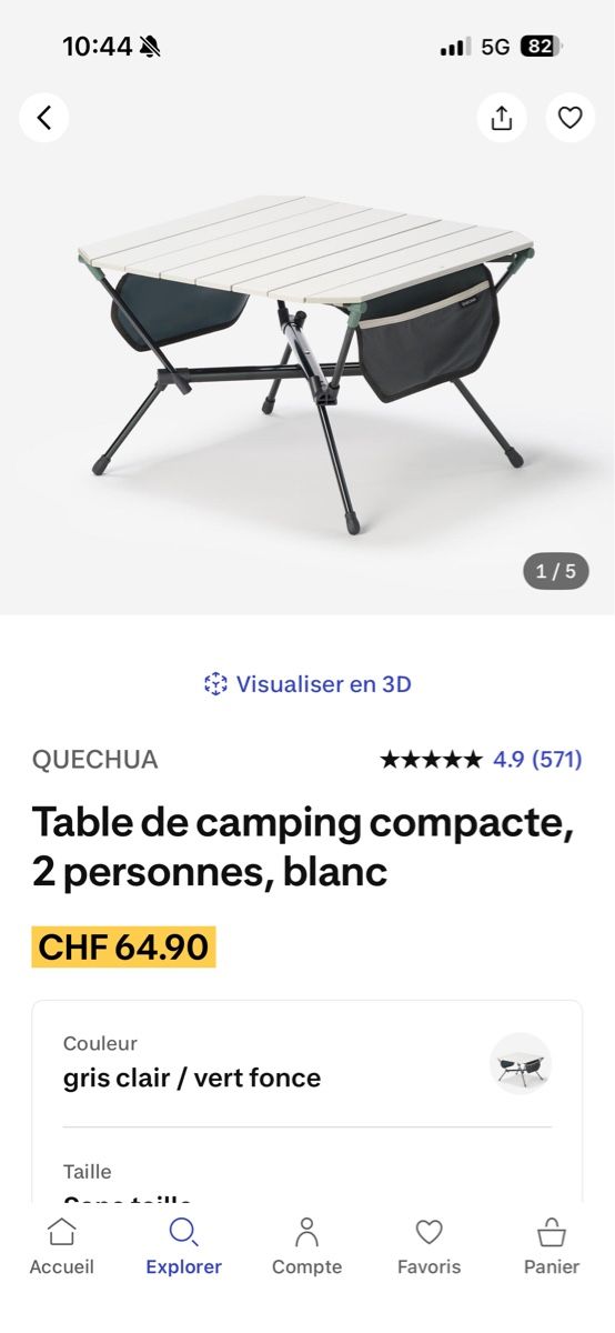 Tische: Table basse de camping – Gebraucht aus Fribourg von VanHein91 4