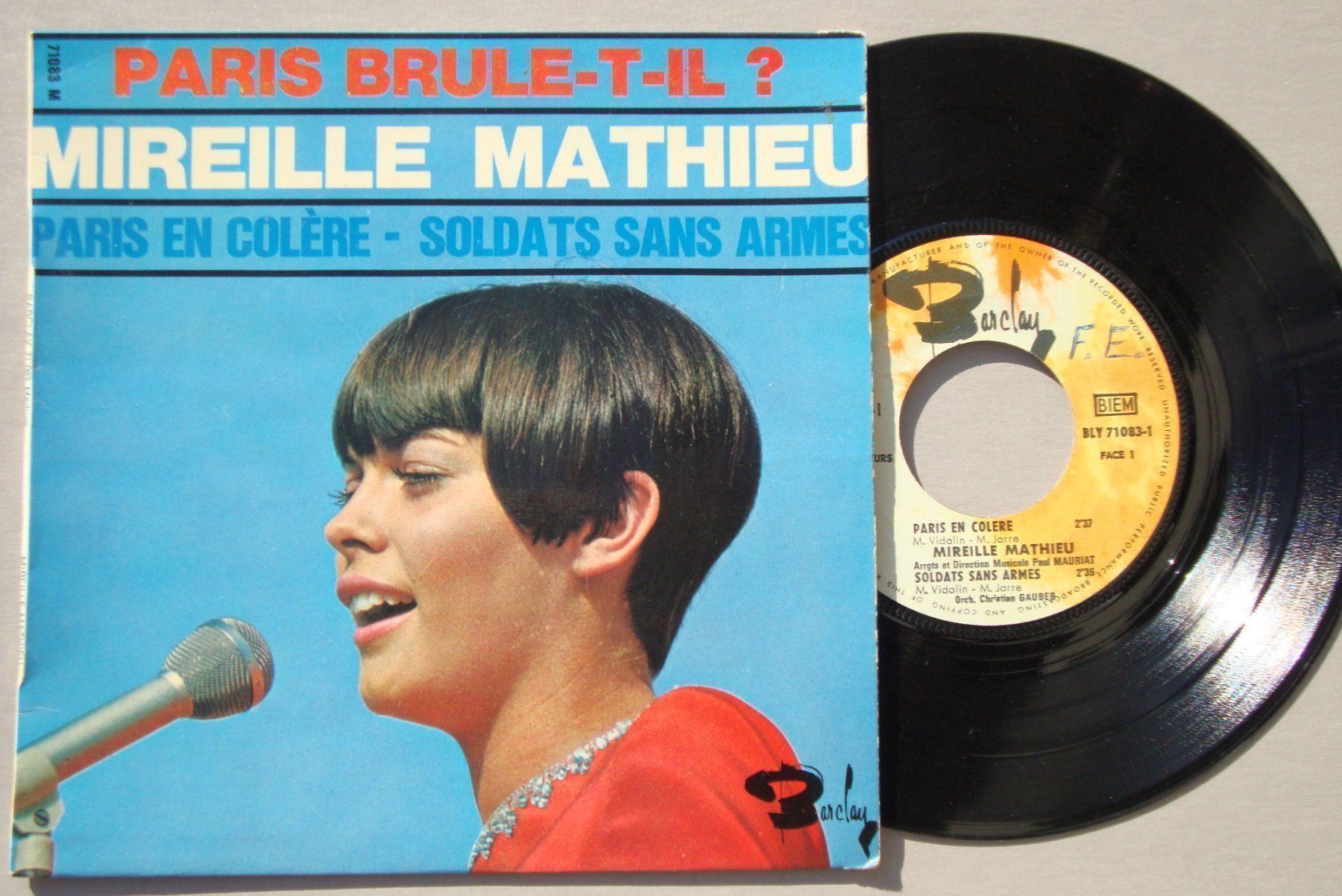 Dischi in vinile: MIREILLE MATHIEU - PARIS BRULE-T-IL?  EP – Usato da Bern venduto da Uli_10_11