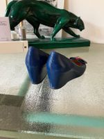 Scarpa in pelle blu MAFER Venezia tg.38