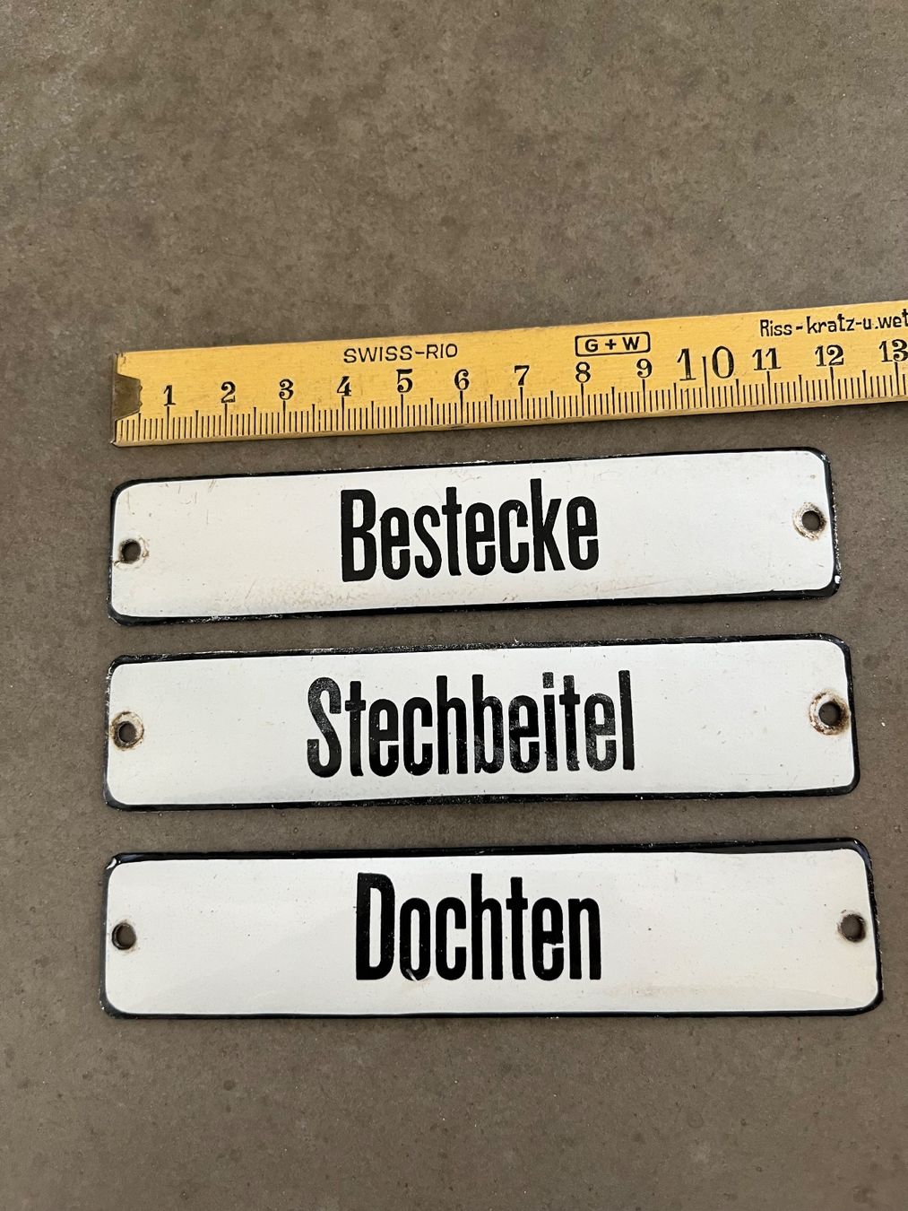 Schilder: Alte Emailschilder Tante Emma – Gebraucht aus Steffisburg von Reitschel5 2