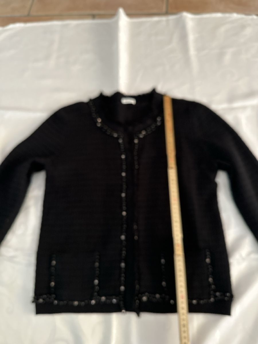 Marella Giacche: Marella Damen Strickjacke schwarz Grösse L mit Perlen – Nuovo (secondo la descrizione) da Niederglatt ZH venduto da Laurita1972 2
