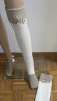 Overknees  Strümpfe mit Perlen Grösse M Neu