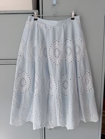 Rock More & More mit Broderie Anglaise Gr. 36/38