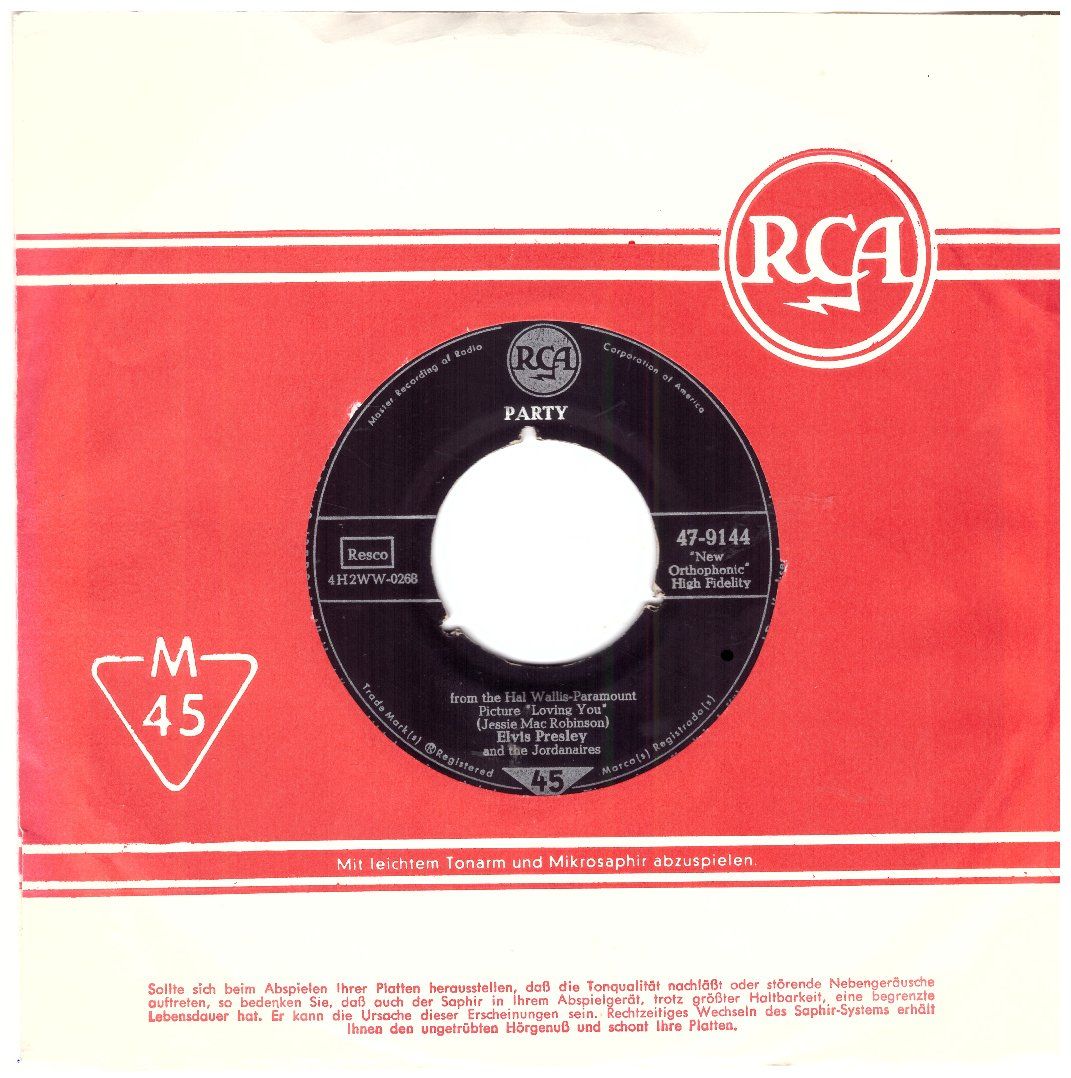 Dischi in vinile: ELVIS PRESLEY – Usato da Bassersdorf venduto da house-of-vinyl