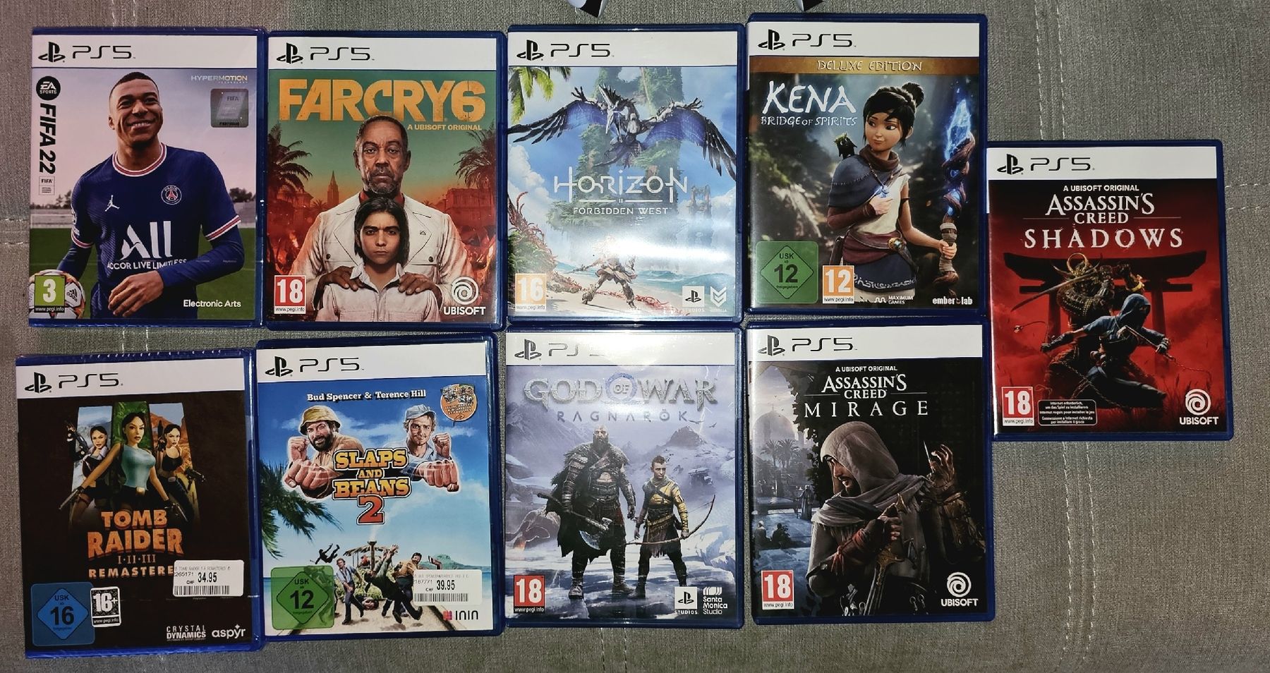 Sony Consoles: PS5 mit Spielen – D'occasion à Brienzwiler par Mr.Orange 2