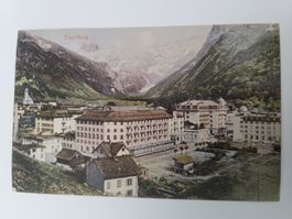 Postkarte Engelberg Ansicht mit Hotel Belle-Vue, 1912,  R21
