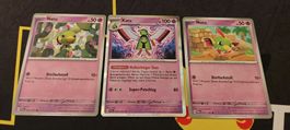 3 Pokemon Karten deutsch ab 1 Fr. 2x Natu + Xatu