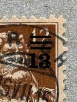 134,  Zürich Seidengasse, Verschiebung des Überdrucks