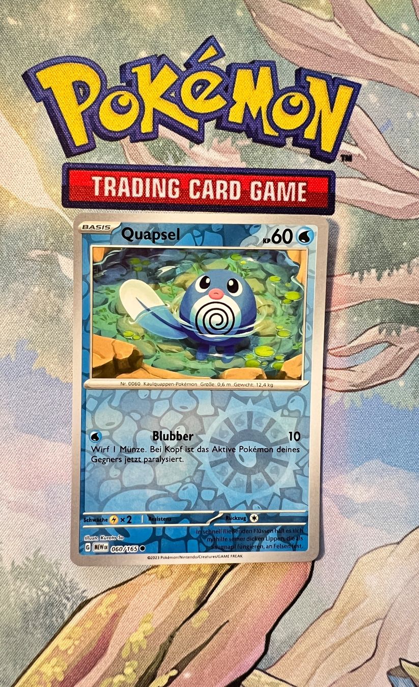 Pokémon Carte collezionabili: Quapsel Reverse Holo (Deck 151) 060/165 – Nuovo (secondo la descrizione) da Sempach venduto da R-G