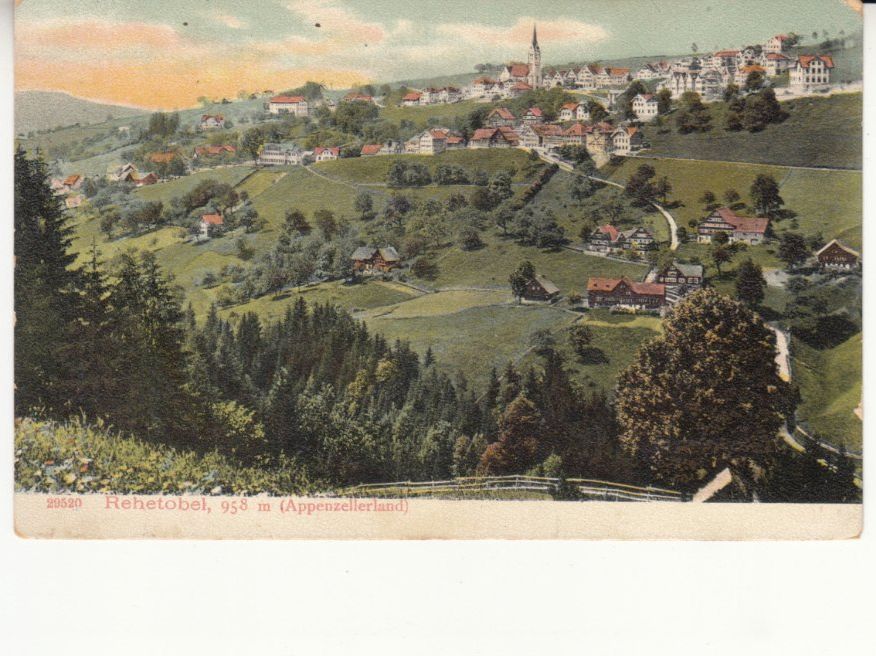 Cartoline postali: Rehetobel 1918 – Usato da Bürglen TG venduto da StampGraf