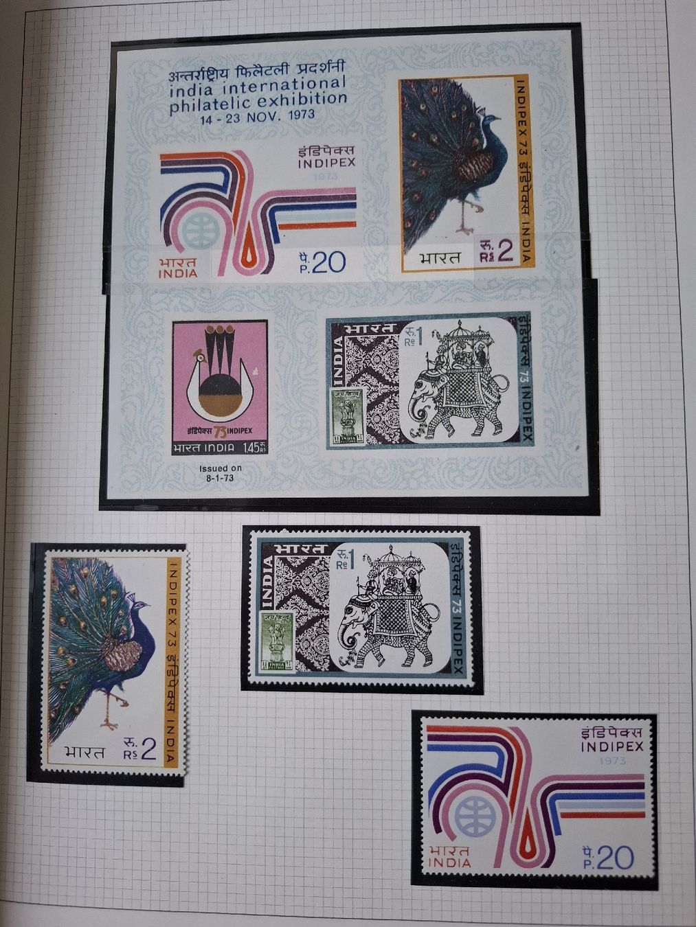 Tous les timbres: timbres Inde – Neuf (Voir description) à Onex par lmarconi