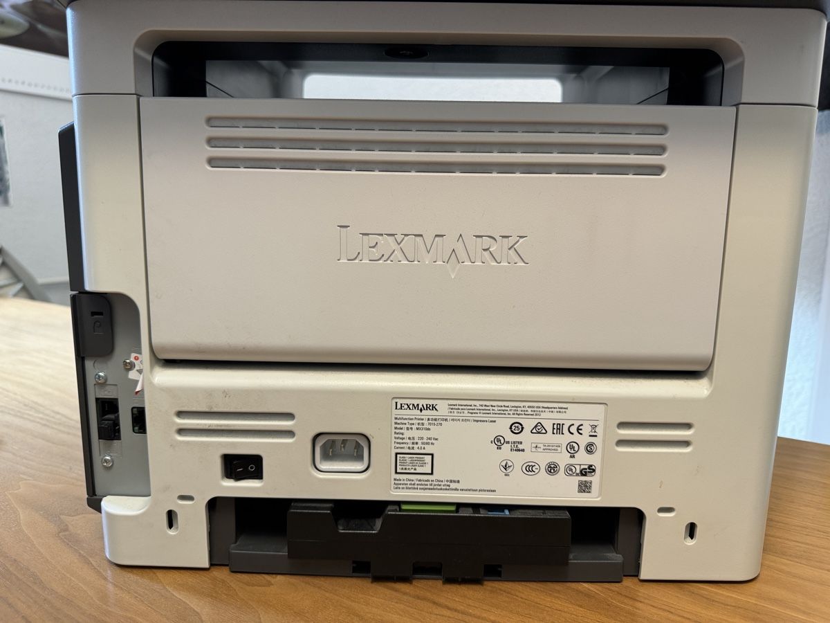 Lexmark Drucker: Drucker/Scanner Lexmark MX310DN - Laser S/W A4 USB LAN  – Gebraucht aus Affoltern am Albis von  5
