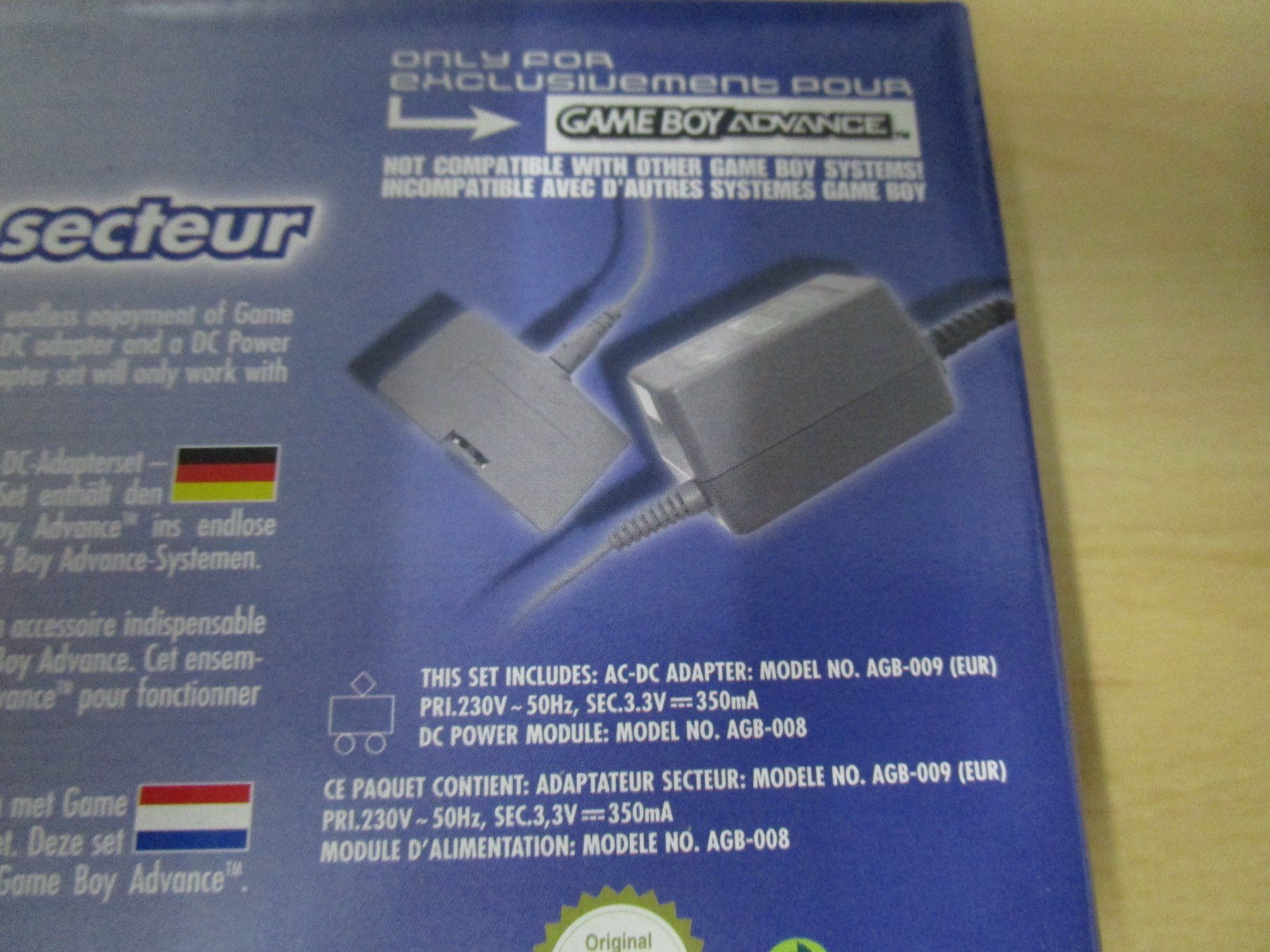 Nintendo Konsolen: Game Boy Advance AC/DC Adapter Netzteil GBA Nintendo NEUWARE – Neu und originalverpackt aus Goldau von agestuffer 2