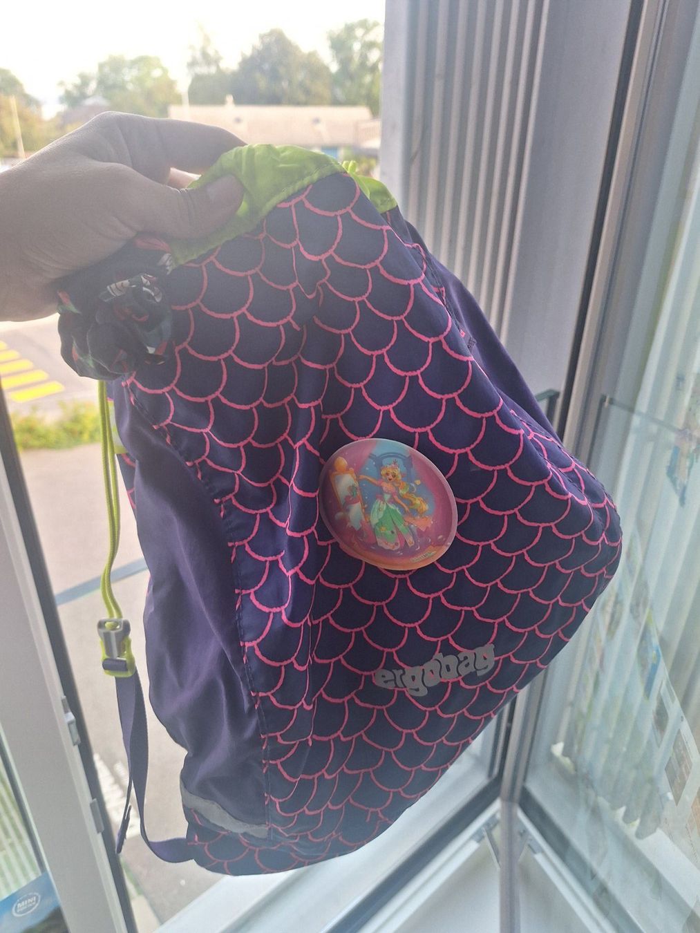 Ergobag Borse & Zaini: Ergobag, Cubo Light, PerlentauchBär violett/rosa – Usato da Horgen venduto da raq_55gy 3