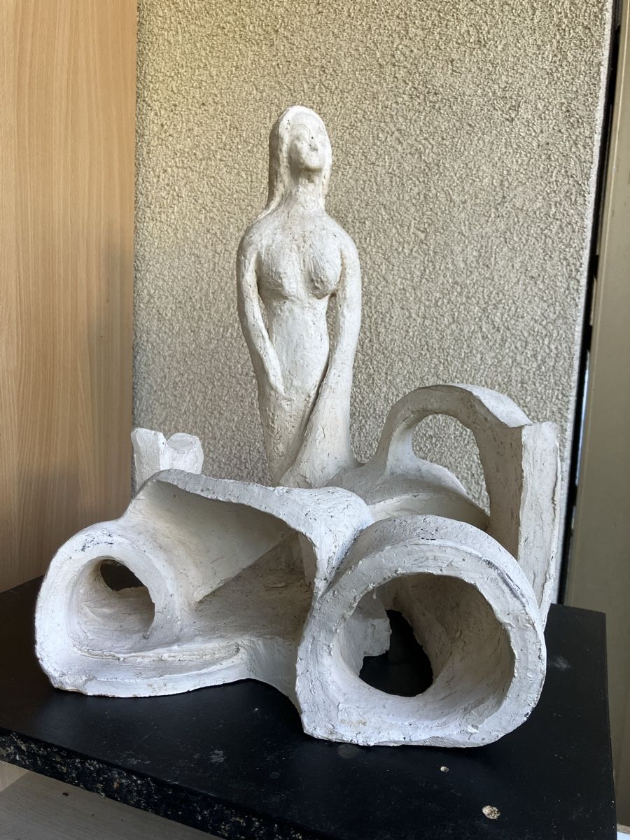 Sculture & Statue: Sculpture en grès avec Personage – Usato da La Tour-de-Peilz venduto da mon_pd6m