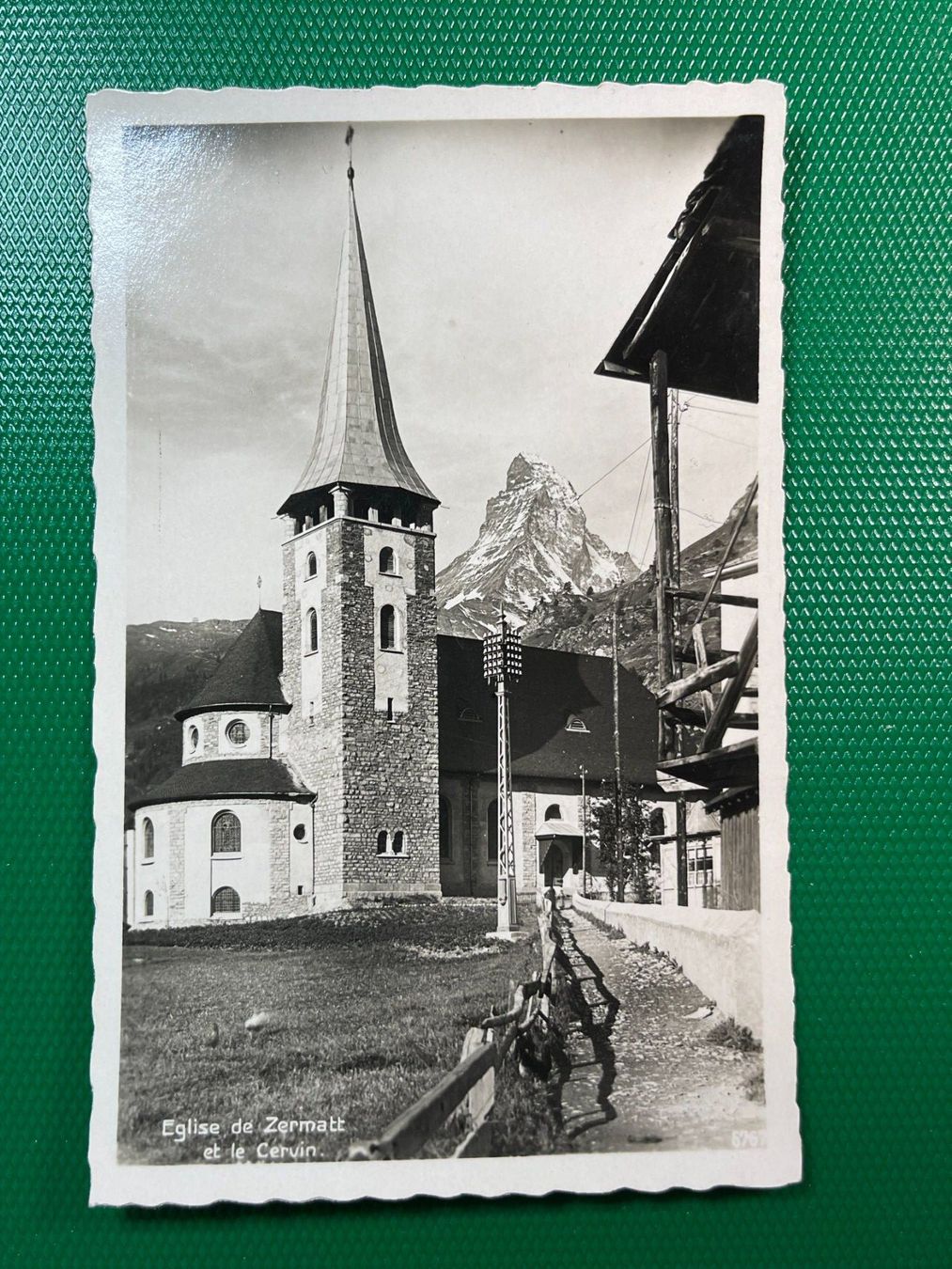 Cartes postales: Zermatt, Kirche – D'occasion à Steg VS par _vinci_