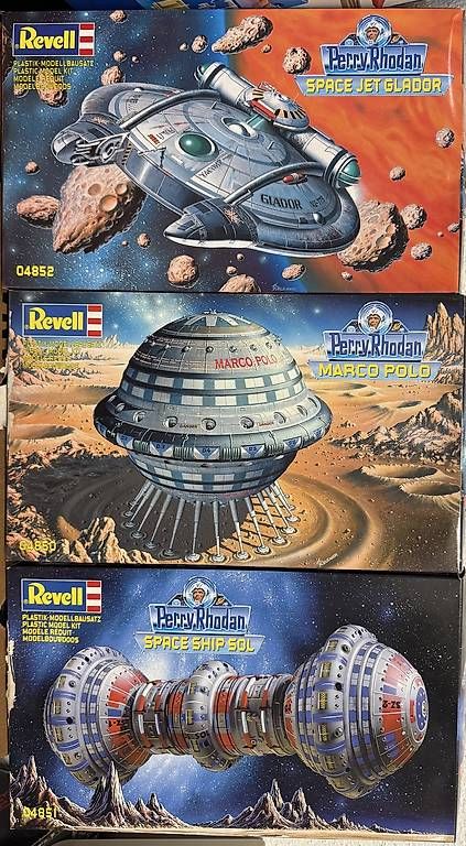 Kit di modellismo & Modellini statici: Perry Rhodan 3 Modellbausätze – Nuovo (secondo la descrizione) da Grüningen venduto da jooy16
