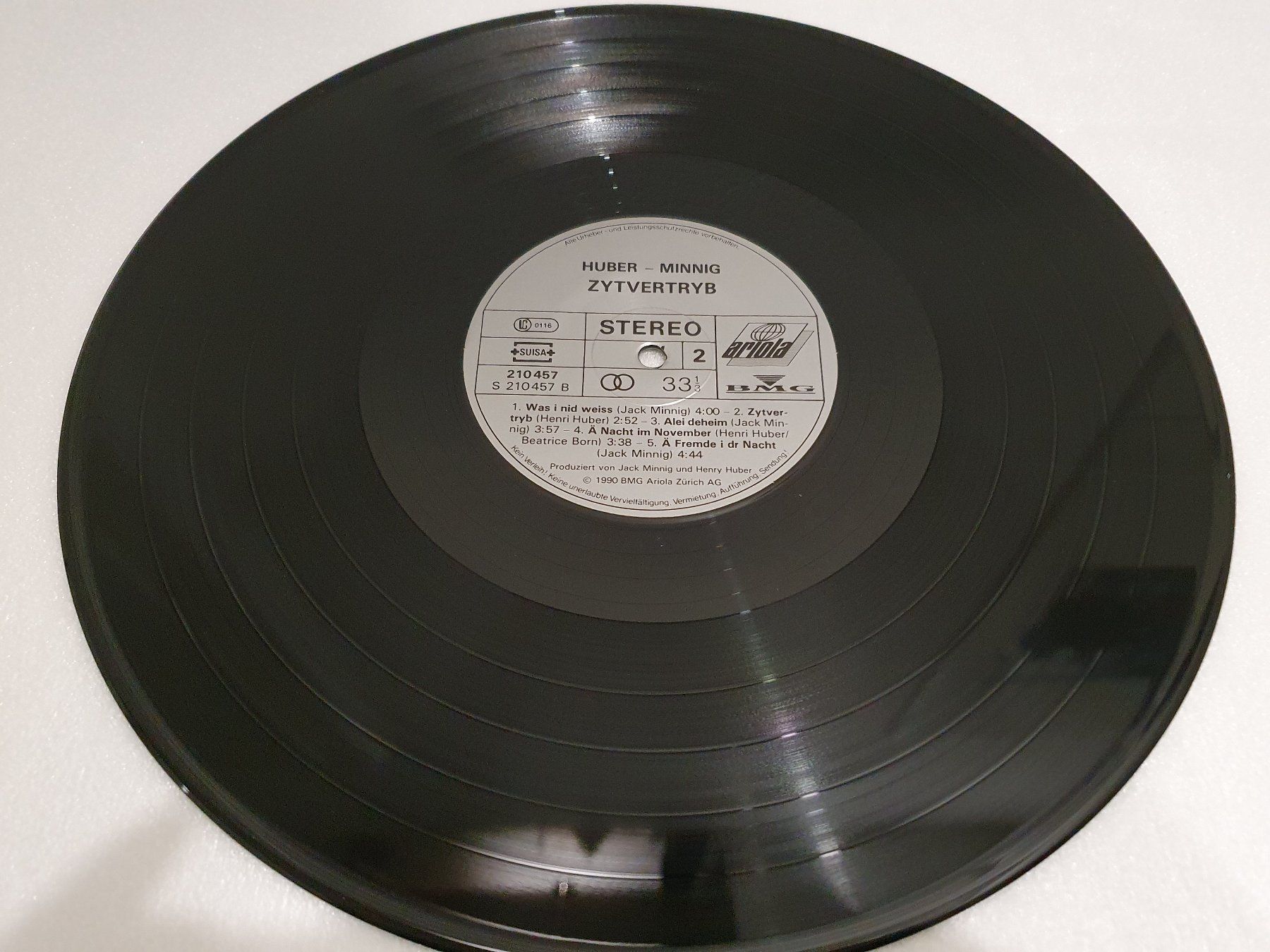 Dischi in vinile: Huber-Minnig – Zytvertrieb – Usato da Uster venduto da Vinyl-Leidenschaft 5