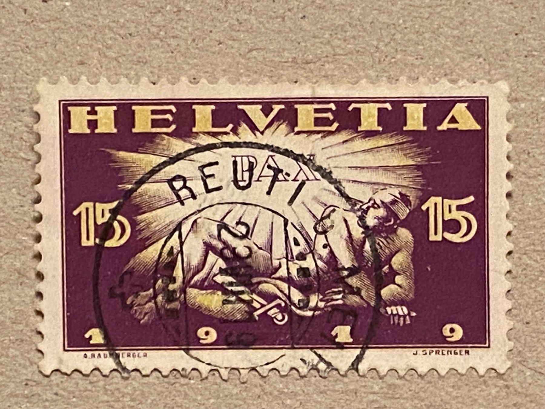 Tutti i francobolli: 145, Reuti b. Meiringen – Usato da Aarau venduto da hilde47