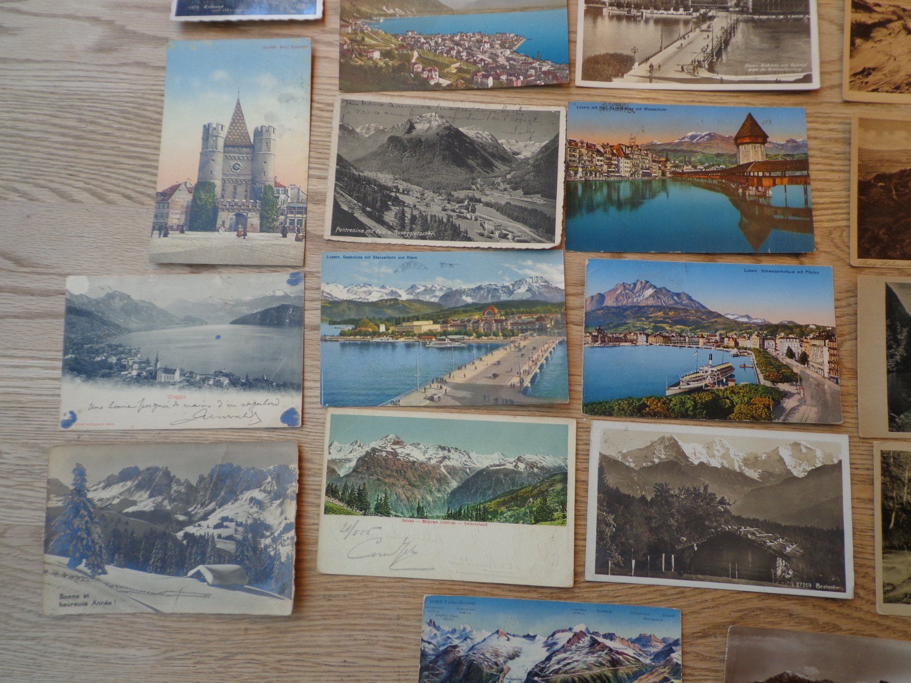 Ansichtskarten: Antike Postkarten Ansichtskarten Schweiz und Div. Sammlung – Gebraucht aus Andeer von Baerenburger 2