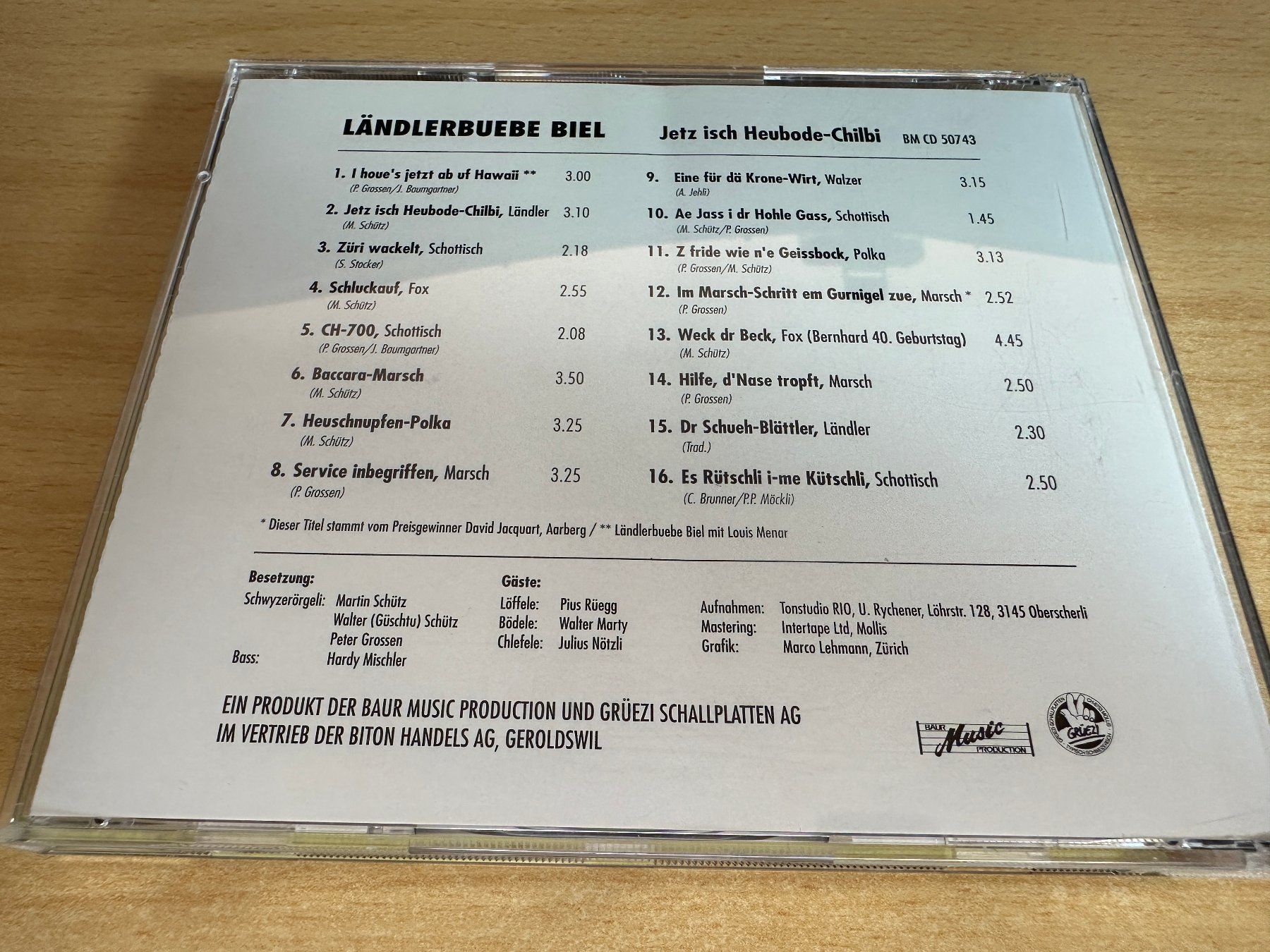 CD: Ländlerbuebe Biel – Heubode-Chilbi – Usato da Rikon im Tösstal venduto da Alpenmutz 1