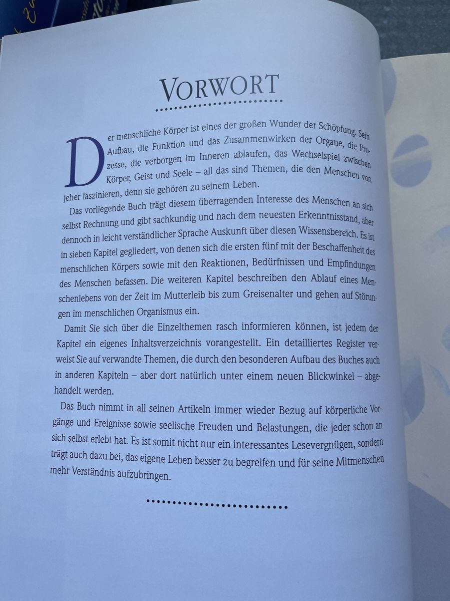 Libri: Buch, Wunderwerk Mensch – Usato da Samstagern venduto da Katinka8 4