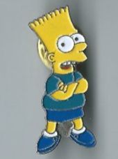 Placchette & Badge: Bart Simpson Pin – Usato da Zürich venduto da t24_de