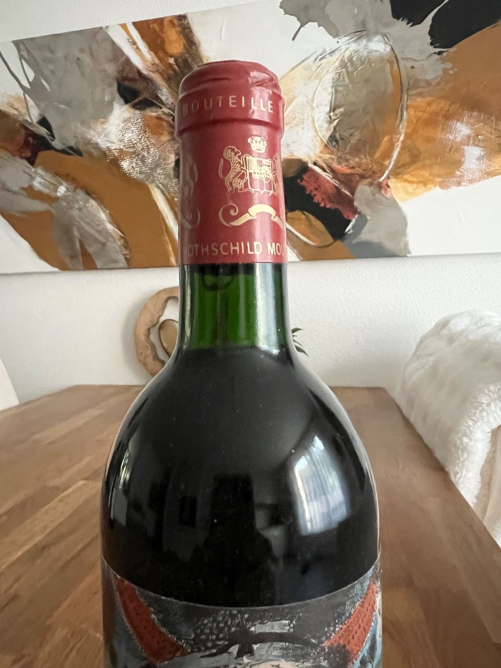 Mouton Rothschild Vino: 1 Fl. Mouton Rothschild 1985 – Nuovo e nell'imballaggio originale da Birmensdorf ZH venduto da Zielasco 2