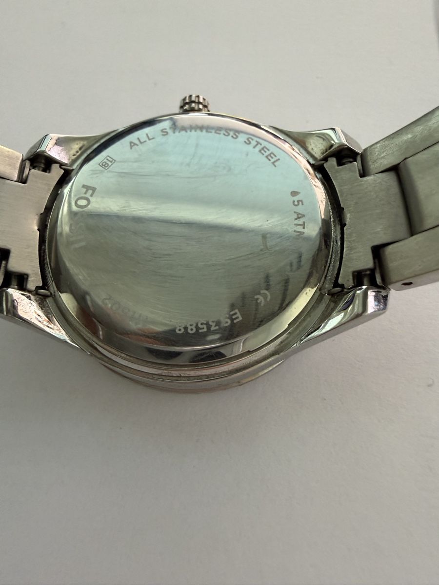 Fossil Orologi: Fossil Damenuhr ES3588, silberfarben – Difettoso da Lenzburg venduto da Stryke1O1 1