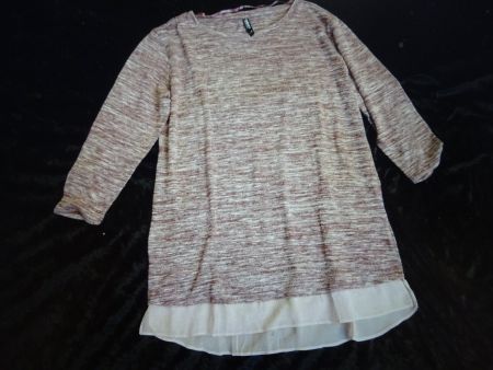 Lässiger Long-Pullover/Colours