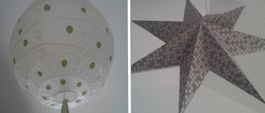 Lot de 2 plafonniers en papier IKEA, diamètre: 50cm