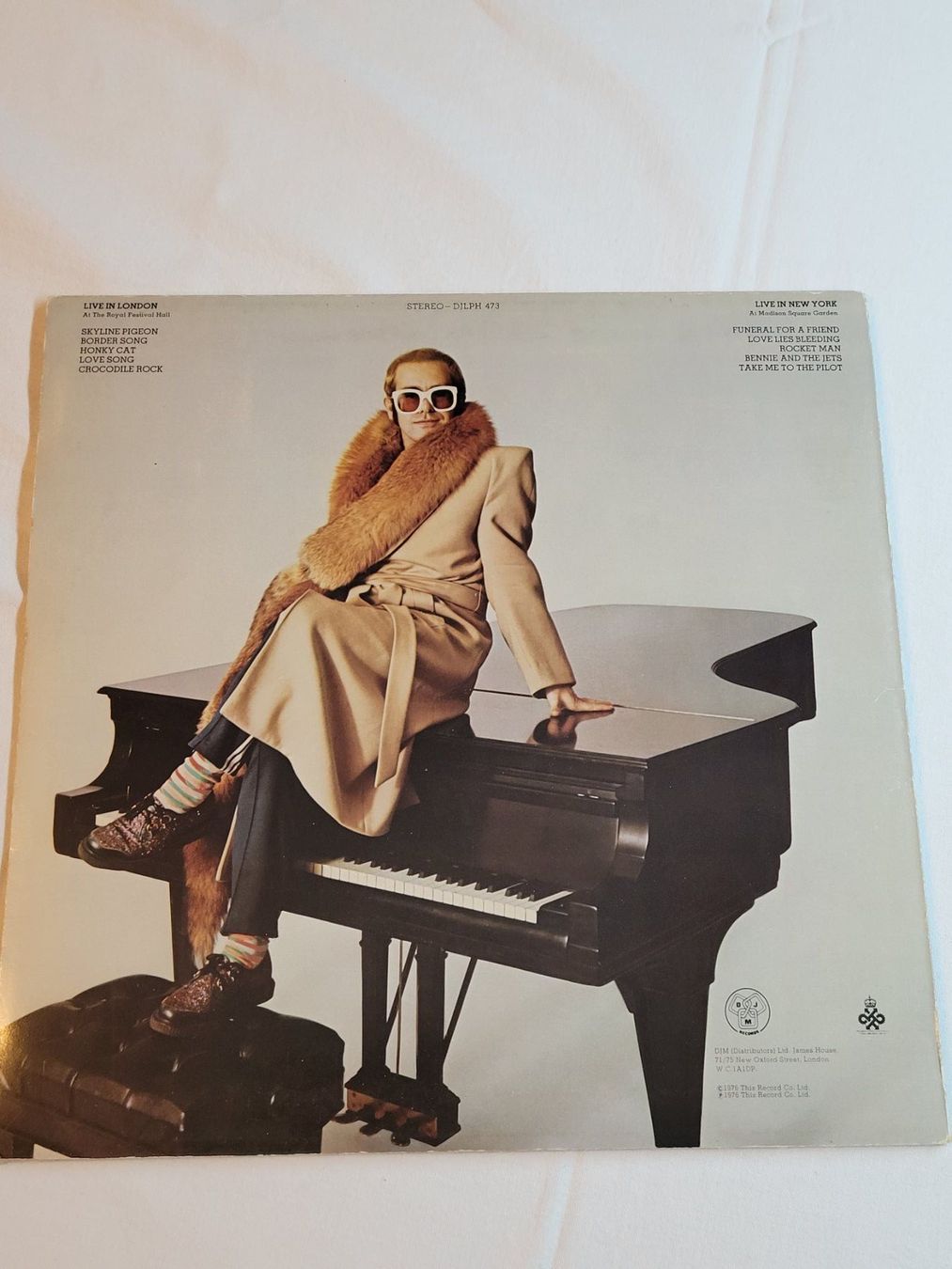 Schallplatten: Elton John - Here and There - Vinyle LP 33t – Gebraucht aus La Chaux-de-Fonds von reu_kx5l 1