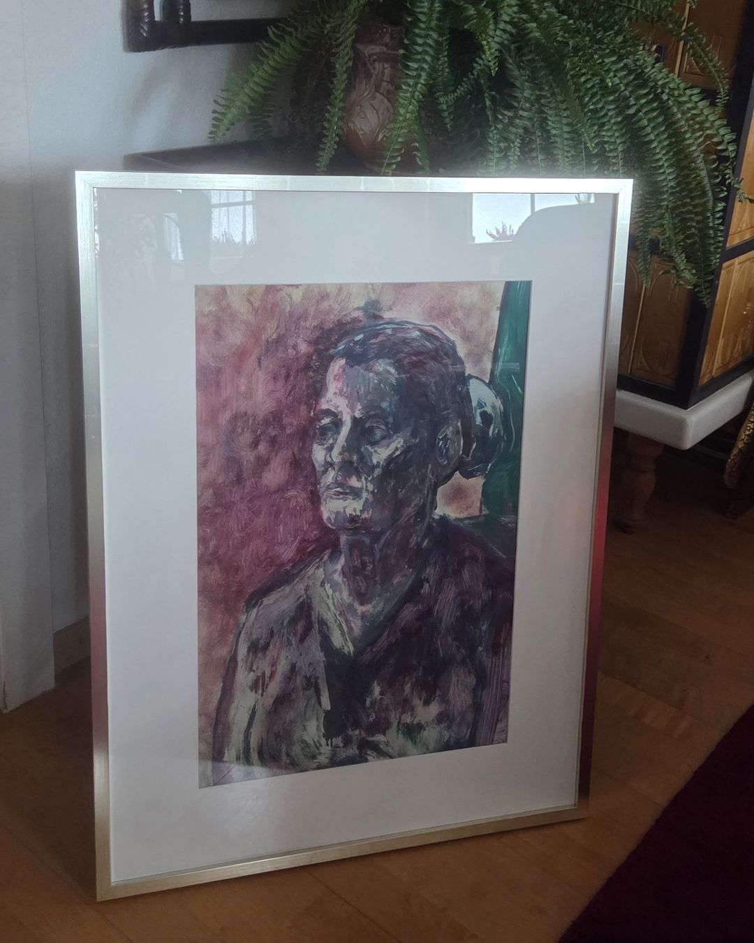 Gemälde: Expressionistisches Porträt einer Frau – Gebraucht aus Rehetobel von hobirot01 7