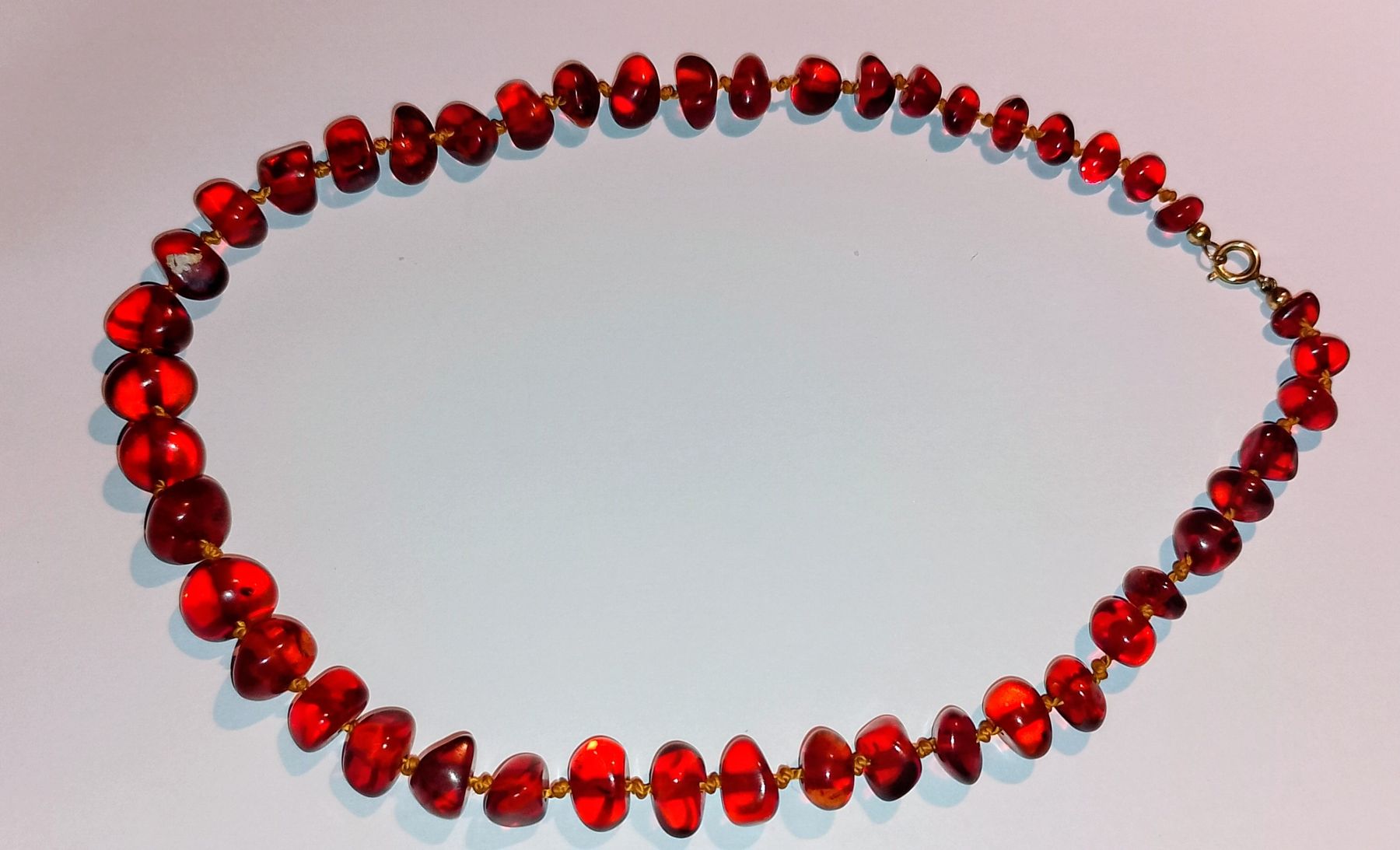 Catenine: Bernsteinkette 43 cm – Usato da Therwil venduto da col_m6rx 3