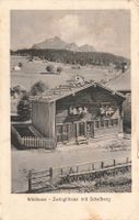 Wildhaus (SG) – Zwinglihaus mit Blick auf den Schafberg
