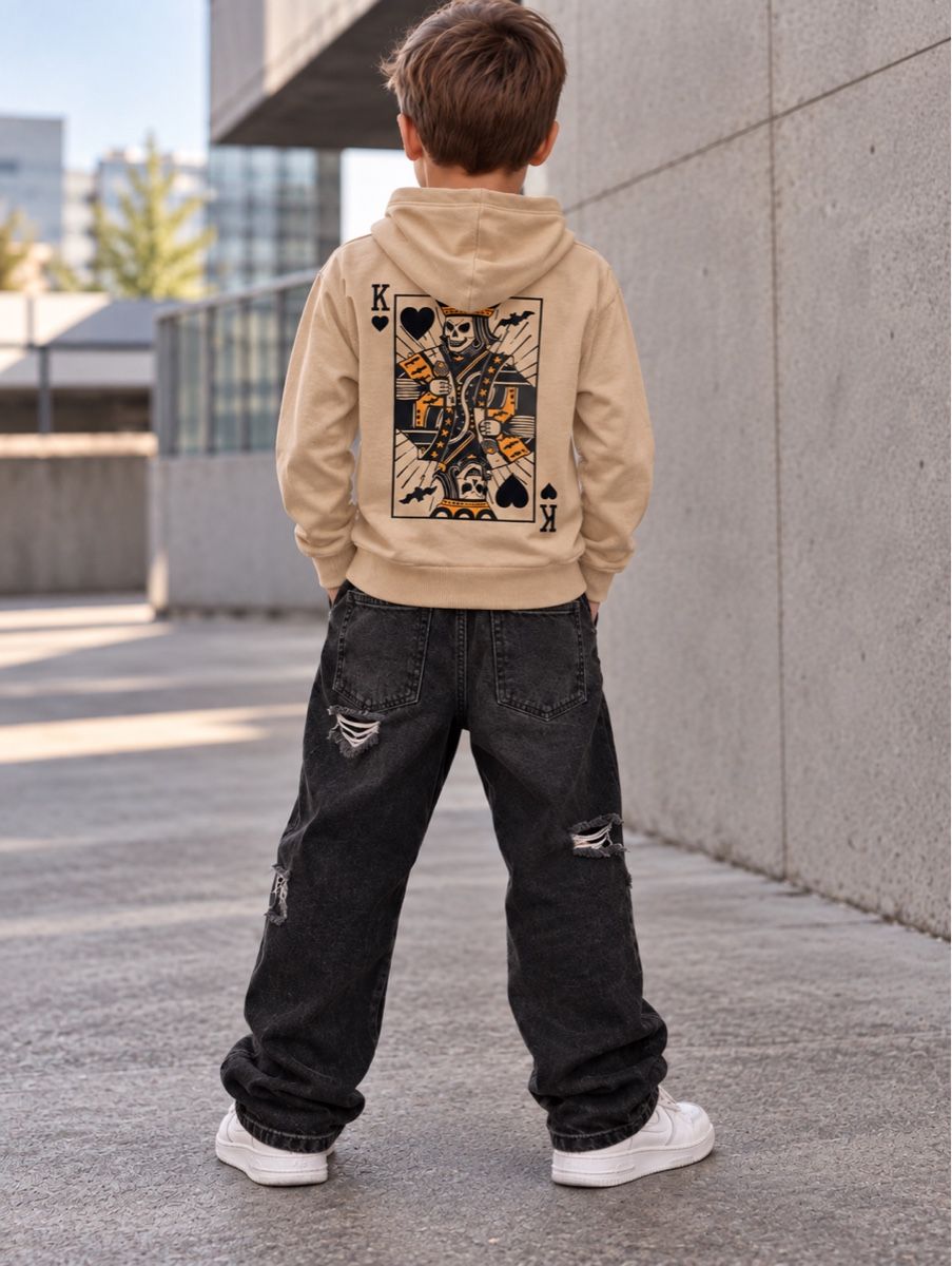 Maglioni & Felpe: SWEAT À CAPUCHE ENFANT BEIGE – Nuovo (secondo la descrizione) da Lausanne venduto da mar_6snp
