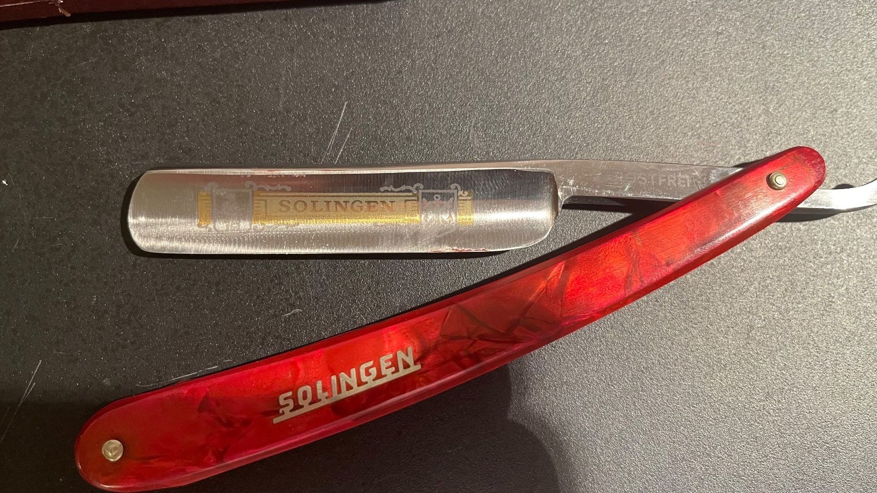 Rasoi & Lamette da barba: Antikes Rasiermesser-Set Solingen, Top Zustand! – Usato da zeihen venduto da Racer-71 5