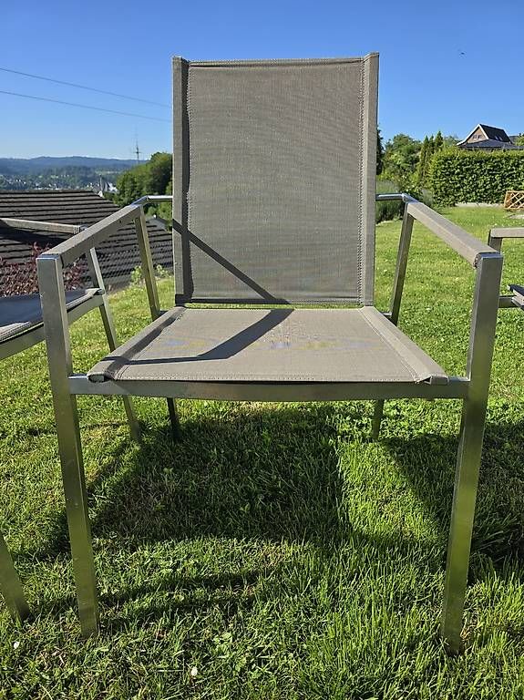Sedie: Premium Edelstahl Gartenstühle  Modernes Design – Usato da Niedergösgen venduto da Hasi75 1