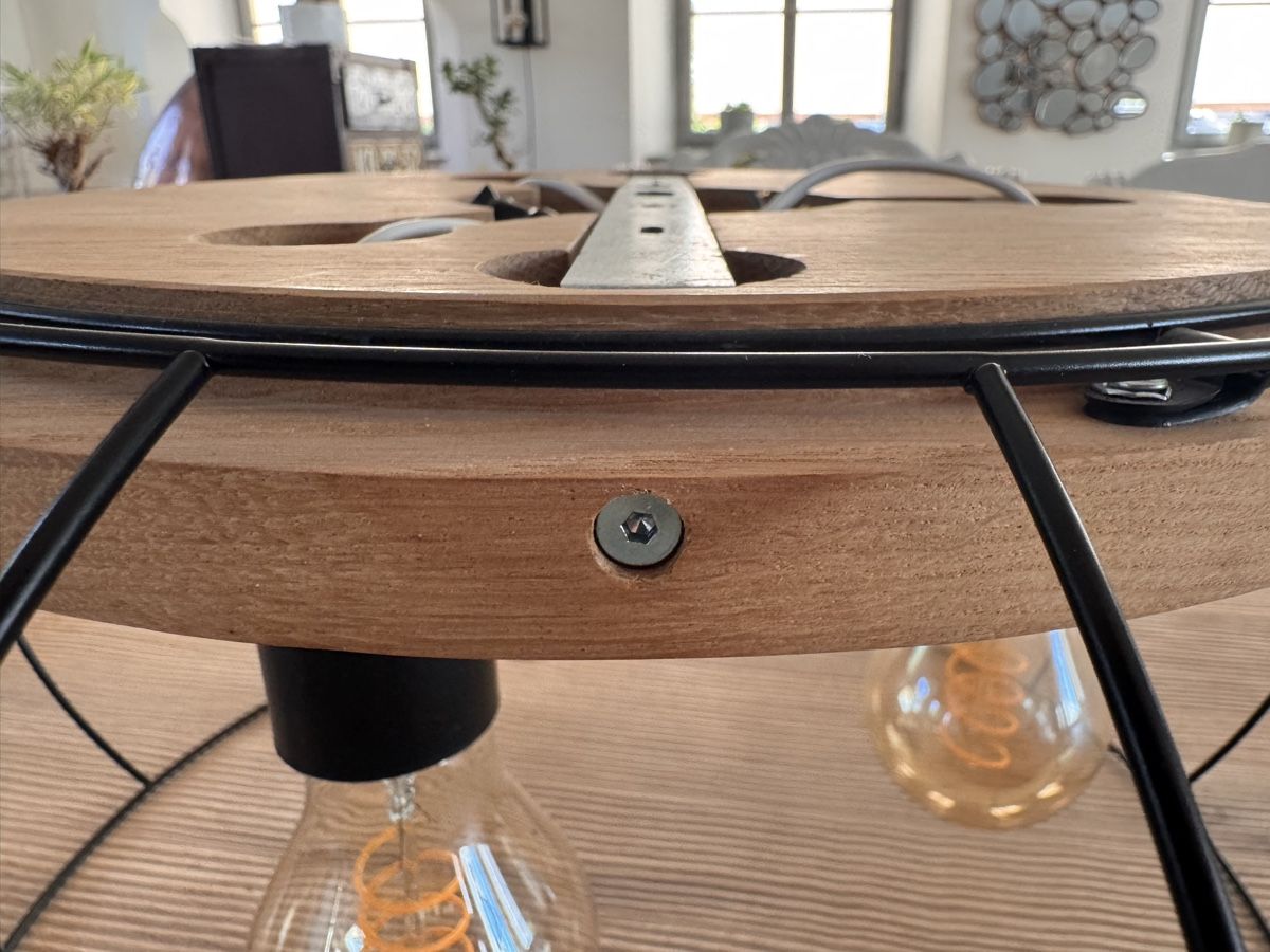 Pfister Lampadari & plafoniere: Deckenlampe Echtholz, Innen, Durchmesser Holzdeckel 35 cm – Usato da Obfelden venduto da Wi_matthias 1