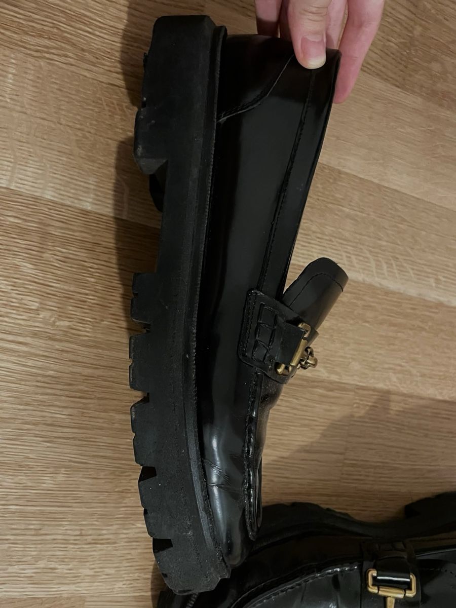 Massimo Dutti Damenschuhe: Black loafers massimo dutti – Gebraucht aus Genève von toandfrom 3