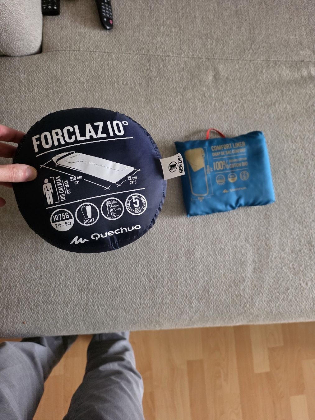 Sacchi a pelo: Sleeping bag and comfort liner – Nuovo e nell'imballaggio originale da Zürich venduto da Sir82 1