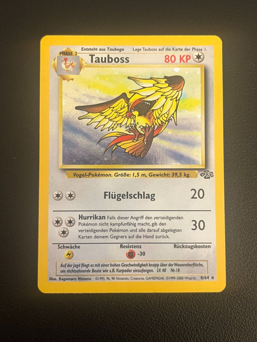 Pokémon Carte collezionabili: Pokemon Tauboss Holo – Usato da Zollikerberg venduto da Guido175