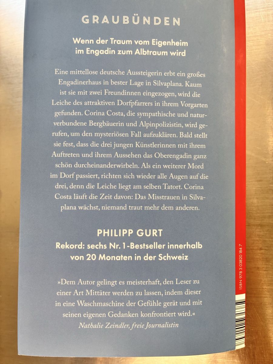 Libri: Engadiner Rache Philipp Gurt – Usato da Uster venduto da Issoja 1