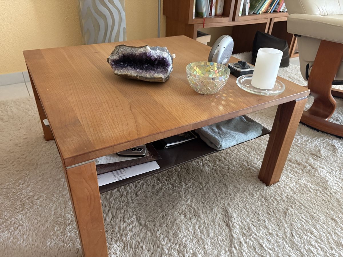 Divani: Rotes Ecksofa mit Tisch von Intertime/Team7 , selten benutzt – Nuovo (secondo la descrizione) da Rüti b. Büren venduto da Sonnen-Mond 2