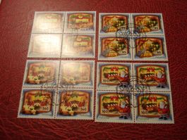 Satz Weihnachten, 2014, FDC + Lose 4erblock ET-o