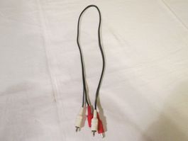 Câble audio RCA mâle-mâle stéréo 2x (301)