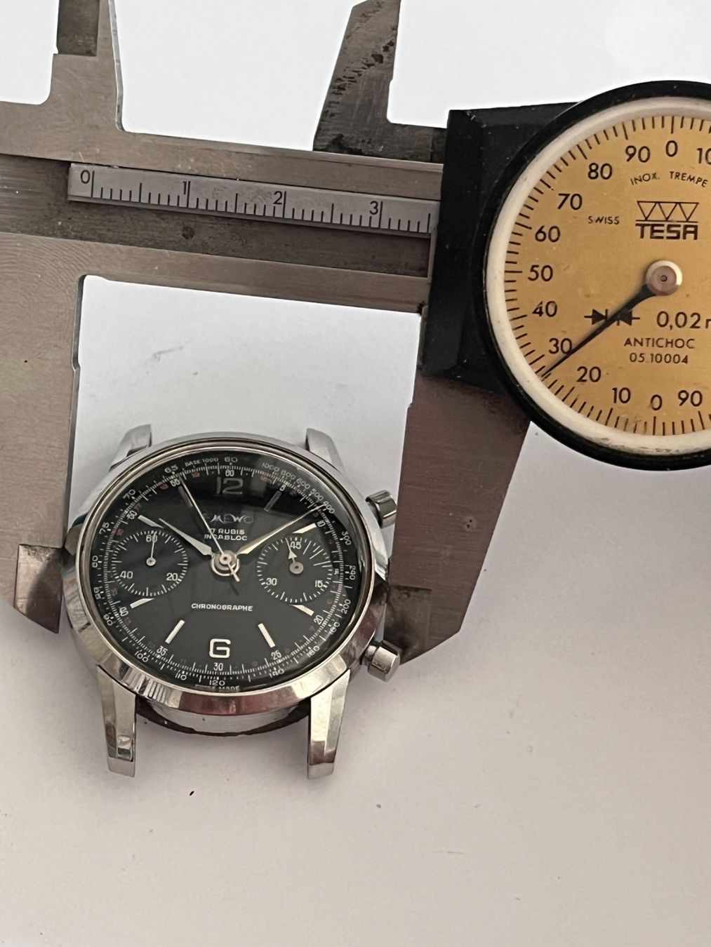 Uhren: Emewo Chronograph Vintage – Gebraucht aus Worblaufen von chronyves 5