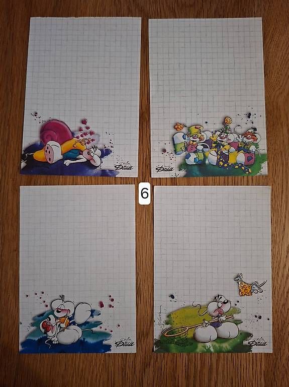 Carta: Seltene Diddl Blätter A6, Set 6-9 – Usato da Bischofszell venduto da bodesuri16