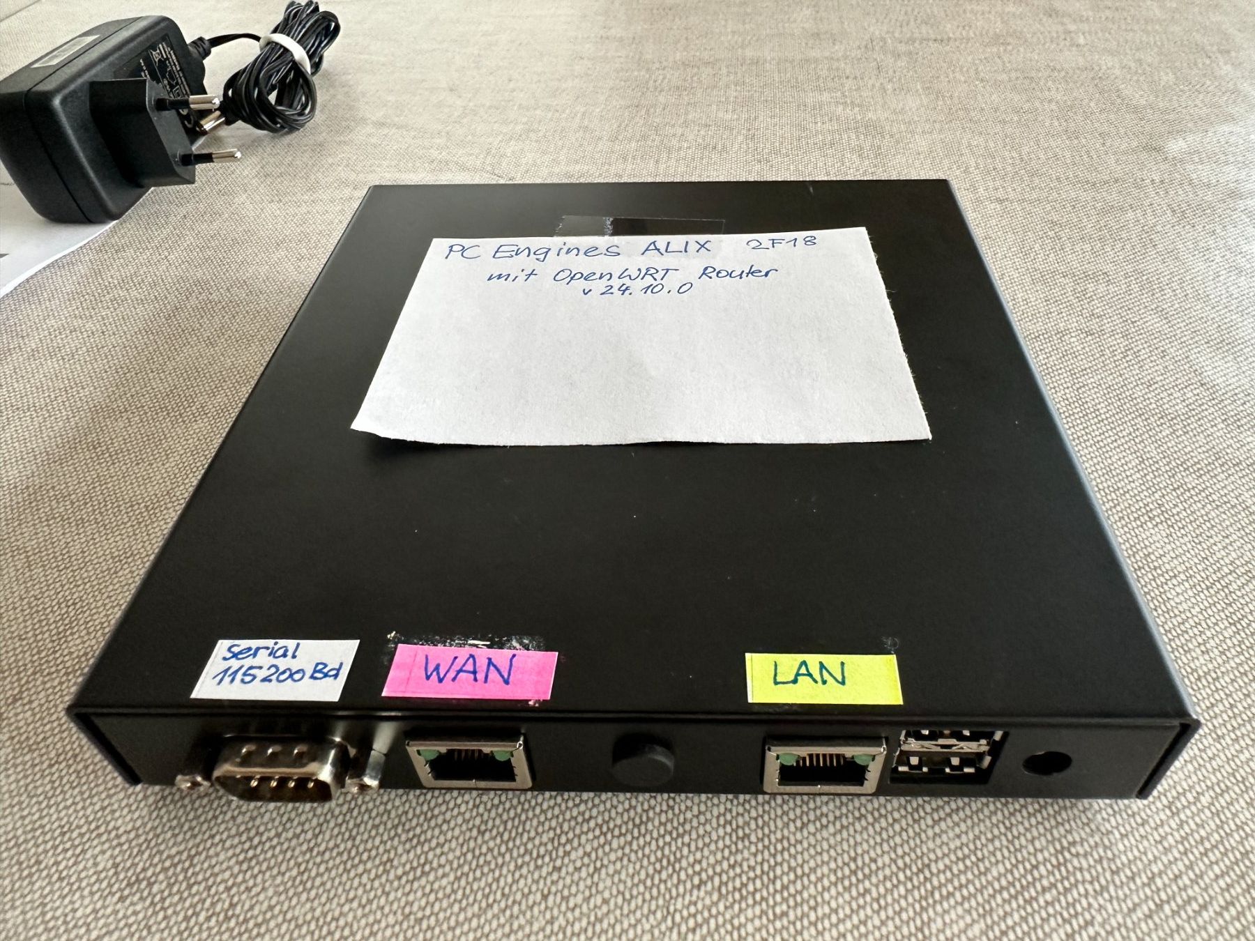 Firewall: PC-Engines Alix 2F18 Firewall / Router OpenWRT – Usato da Ibach venduto da Wzgra 2
