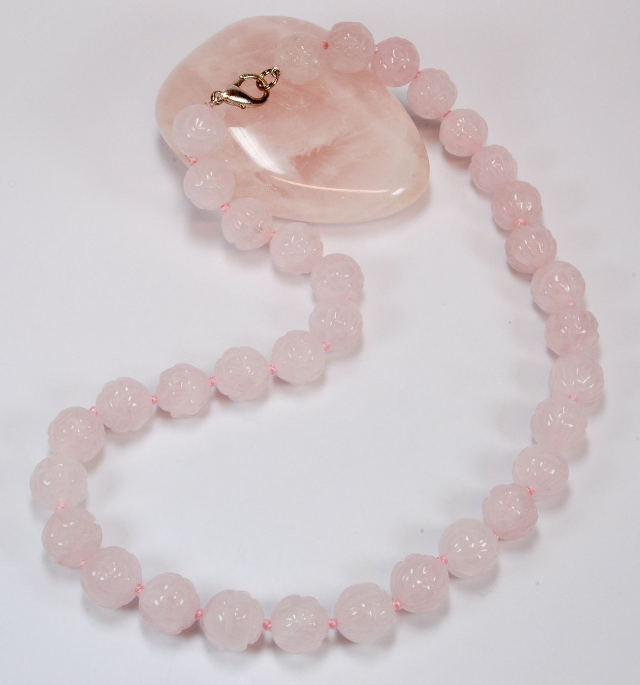 Catenine: ♛ Wunderschöne Rosenquarz Kette – Nuovo e nell'imballaggio originale da Oberglatt ZH venduto da Hot-Spot 3